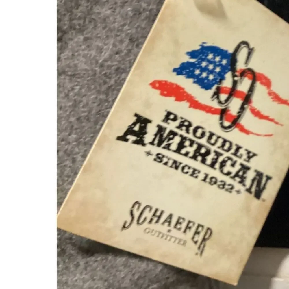 NWT Schaefer American Made 100% Wool Riding Vest Grey Medium  Western/Ranch Wear - Picture 4 of 10